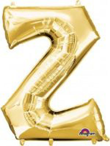 Picture of GOLD LETTER Z 16 INCH